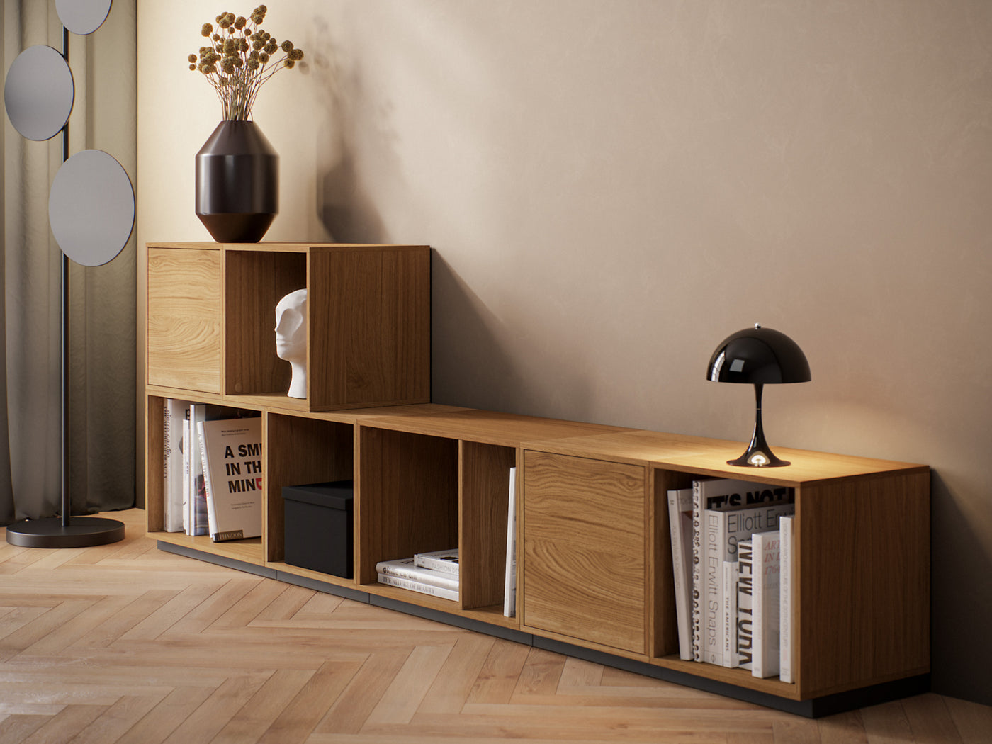 LUCCA Lav og elegant reol